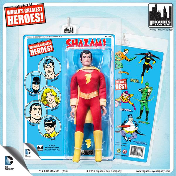 DC Retro Mego Style 8-Inch Action Figure Series 1 - SHAZAM