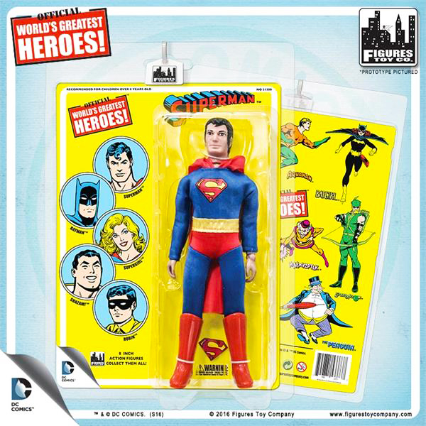 DC Retro Mego Style 8-Inch Action Figure Series 1 - Superman