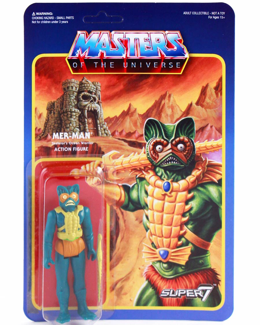Masters Of The Universe Reaction Figure - Mer-Man