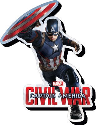 Marvel Comics Funky Chunky Magnet - Captain America Civil War Captain America