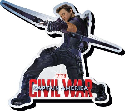 Marvel Comics Funky Chunky Magnet - Captain America Civil War Hakeye