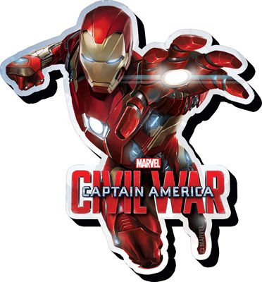 Marvel Comics Funky Chunky Magnet - Captain America Civil War Iron Man