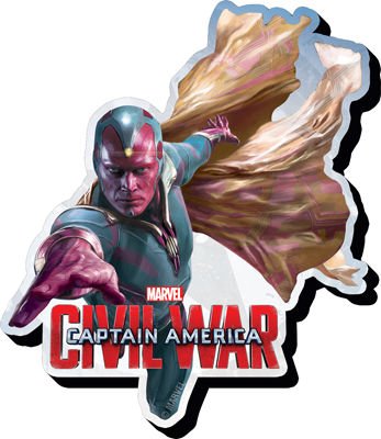 Marvel Comics Funky Chunky Magnet - Captain America Civil War Vision