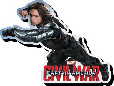 Marvel Comics Funky Chunky Magnet - Captain America Civil War Winter Soldier