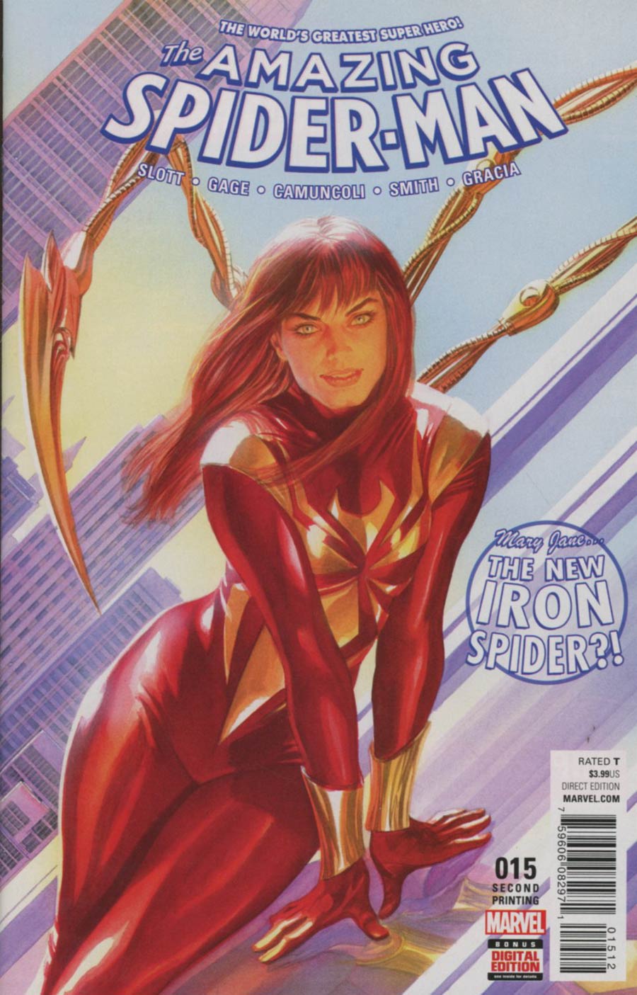 Amazing Spider-Man Vol 4 #15 Cover C 2nd Ptg Alex Ross Variant Cover
