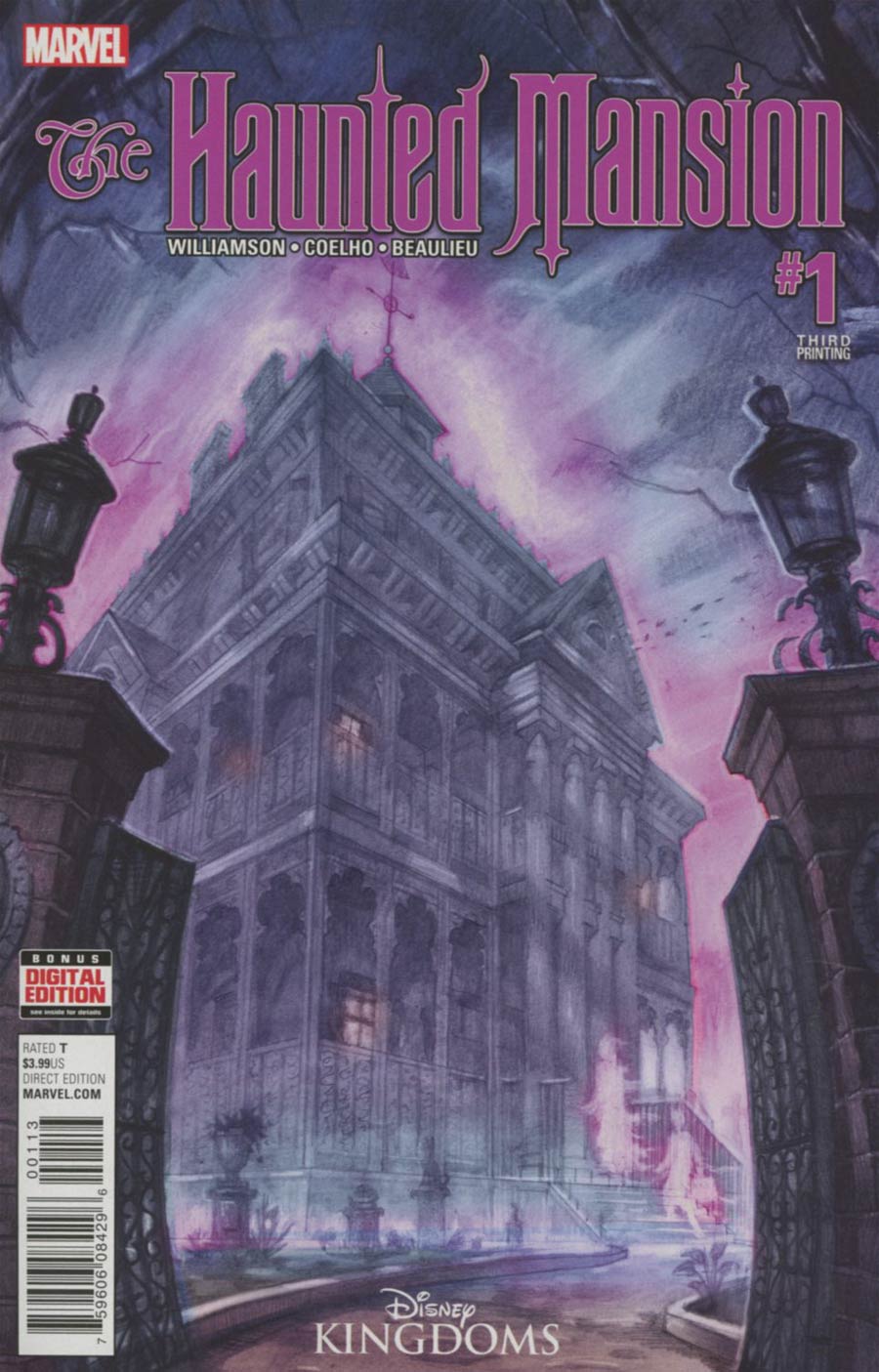 Disney Kingdoms Haunted Mansion #1 Cover F 3rd Ptg EM Gist Variant Cover