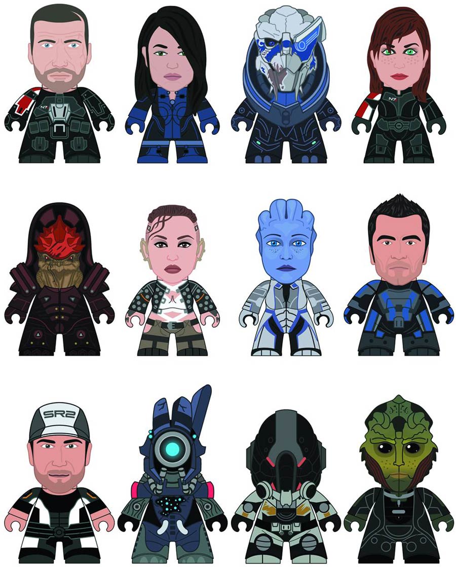 Mass Effect Normandy Collection Titans Mini Figure Blind Mystery Box