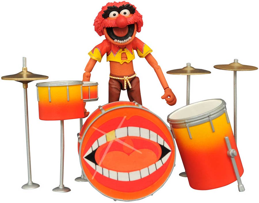 Muppets Select Action Figure Series 2 Animal & Drum Kit 2-Pack Action Figure