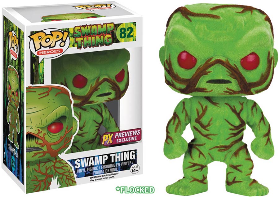 POP Heroes Swamp Thing Flocked Scented SDCC 2016 Exclusive Vinyl Figure