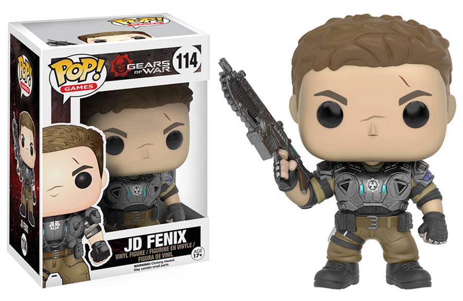 POP Games 114 Gears Of War JD Fenix Vinyl Figure