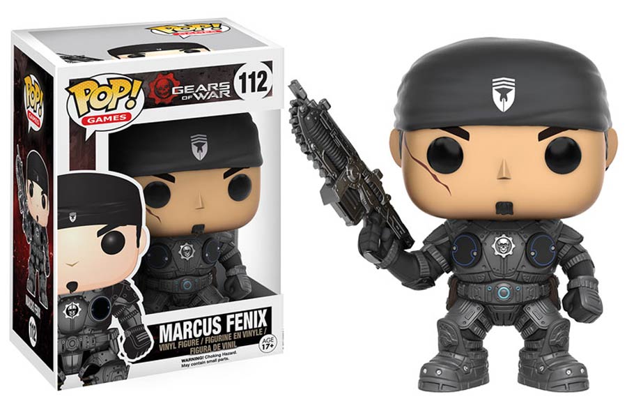 POP Games 112 Gears Of War Marcus Fenix Vinyl Figure