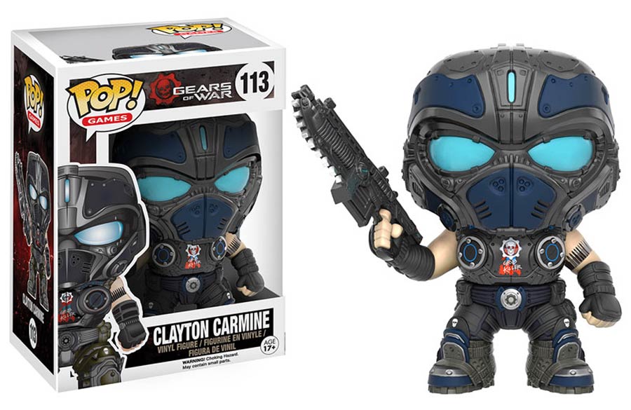 POP Games 113 Gears Of War Clayton Carmine Vinyl Figure