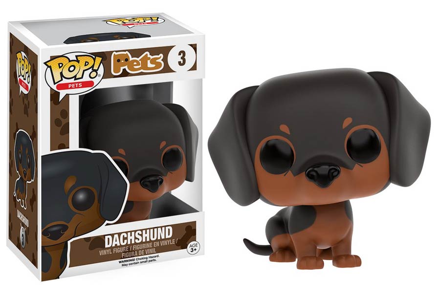 POP Pets 03 Dachshund Vinyl Figure