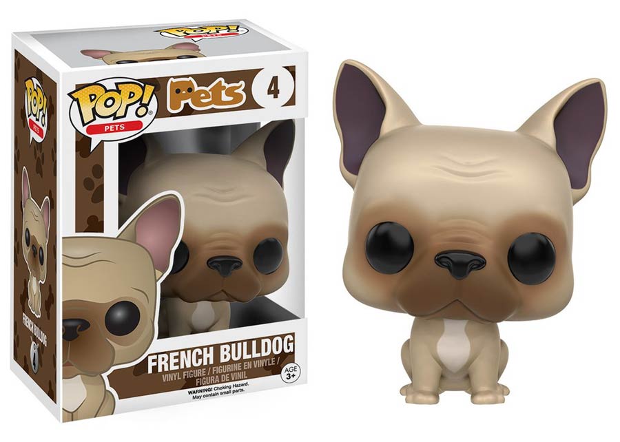POP Pets 04 French Bulldog Vinyl Figure