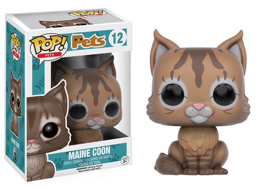 POP Pets 12 Maine Coon Vinyl Figure