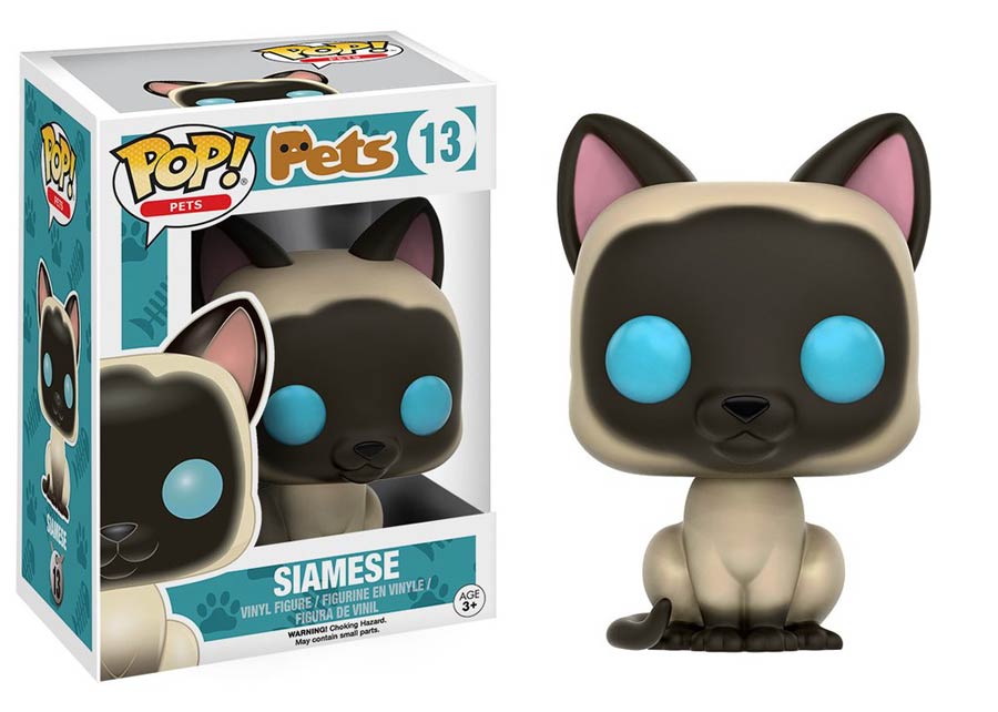 POP Pets 13 Siamese Vinyl Figure