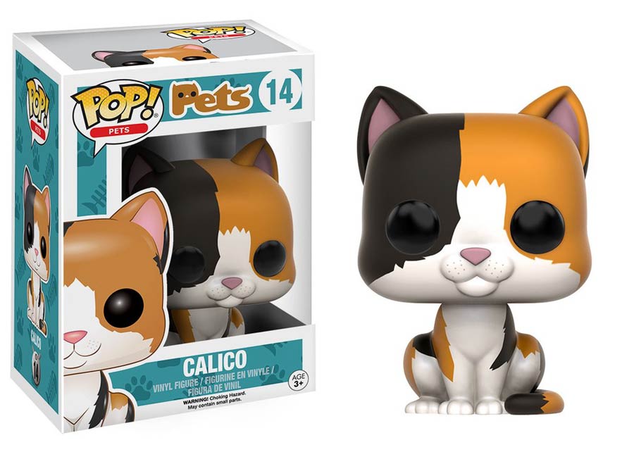 POP Pets 14 Calico Vinyl Figure