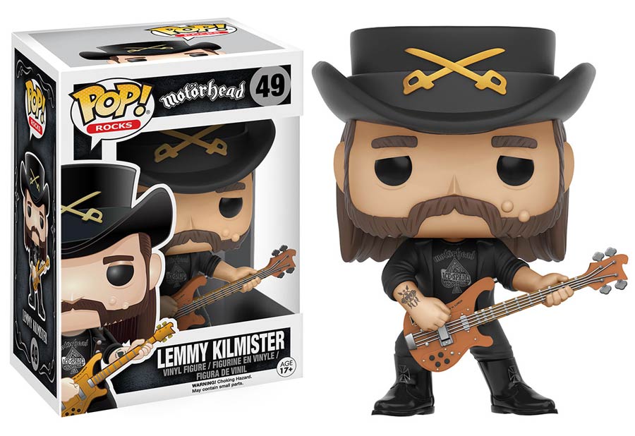 POP Rocks 49 Lemmy Kilmister Vinyl Figure