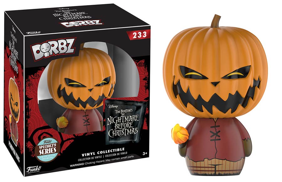 Dorbz 233 Nightmare Before Christmas Pumpkin King Vinyl Figure