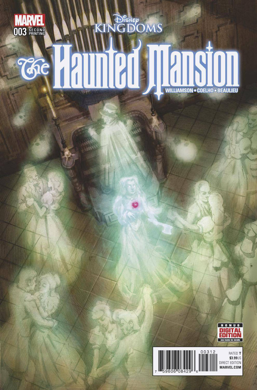 Disney Kingdoms Haunted Mansion #3 Cover D 2nd Ptg EM Gist Variant Cover