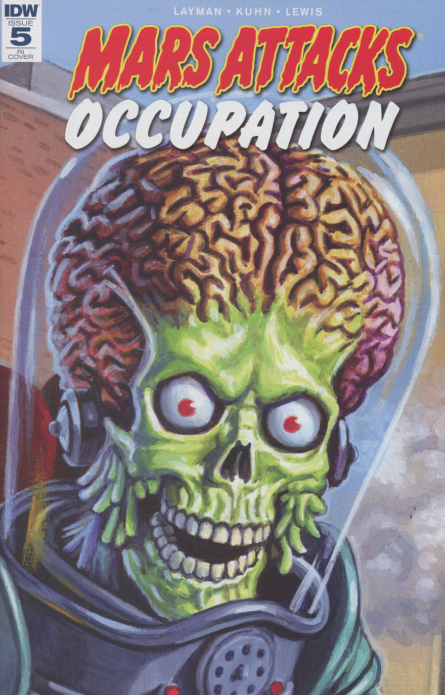 Mars Attacks Occupation #5 Cover C Incentive Ed Repka Variant Cover