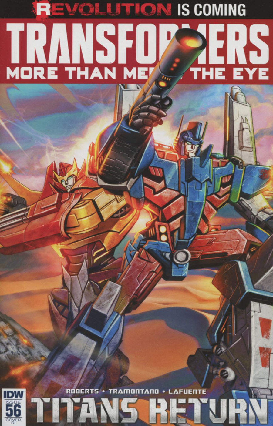 Transformers More Than Meets The Eye #56 Cover C Incentive Carlos Valenzuela Variant Cover (Revolution Tie-In)