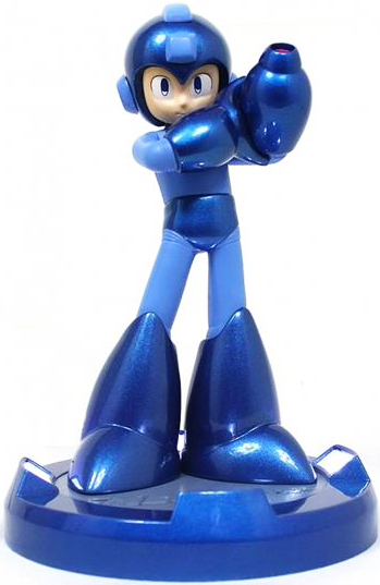 Mega Man Collectors Edition Statue With Induction Technology - Mega Buster Blue