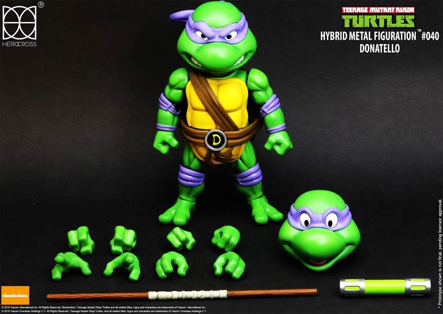 Hybrid Metal Figuration #040 Teenage Mutant Ninja Turtles - Donatello Die-Cast Action Figure