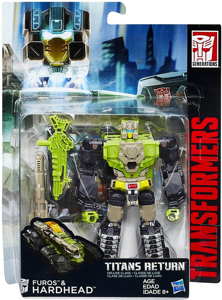 Transformers Generations Titans Return Deluxe Action Figure Assortment 201601 - Hardhead