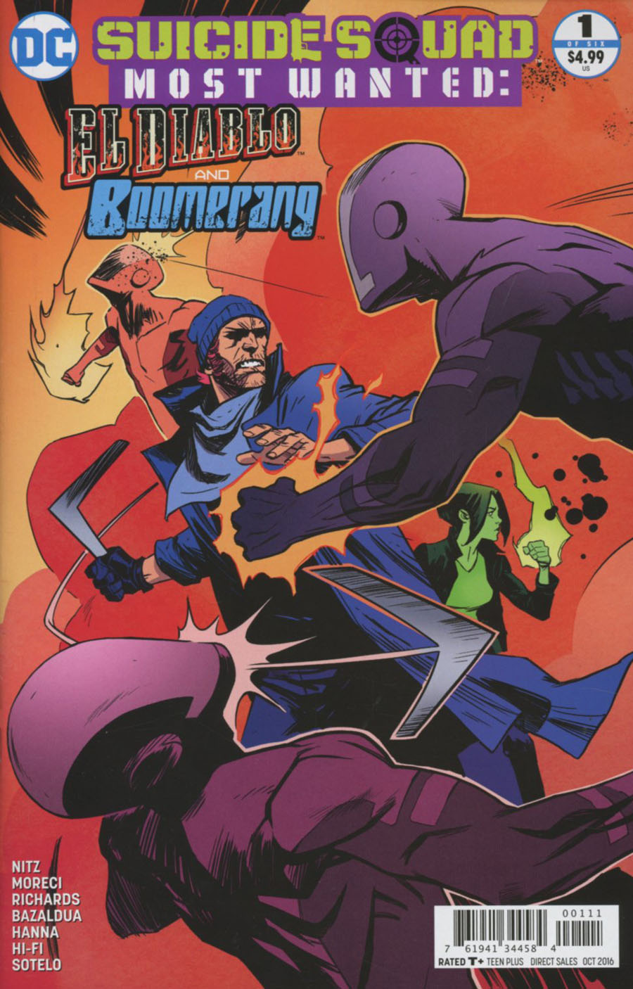 Suicide Squad Most Wanted El Diablo & Boomerang #1 Cover B Boomerang