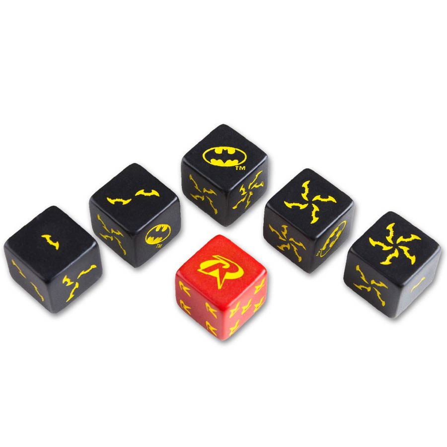 Batman Miniature Game D6 Batman Dice Set (6)