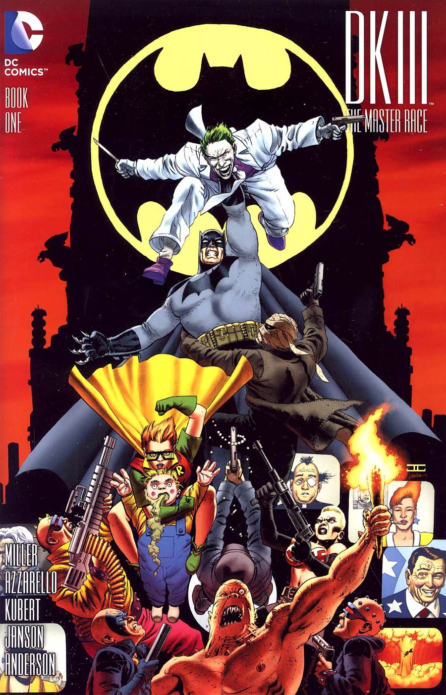 Dark Knight III The Master Race #1 Cover Z-Z-B Lone Star Comics Exclusive Variant Cover