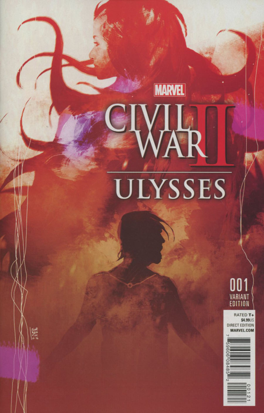 Civil War II Ulysses #1 Cover B Incentive Andrea Sorrentino Variant Cover