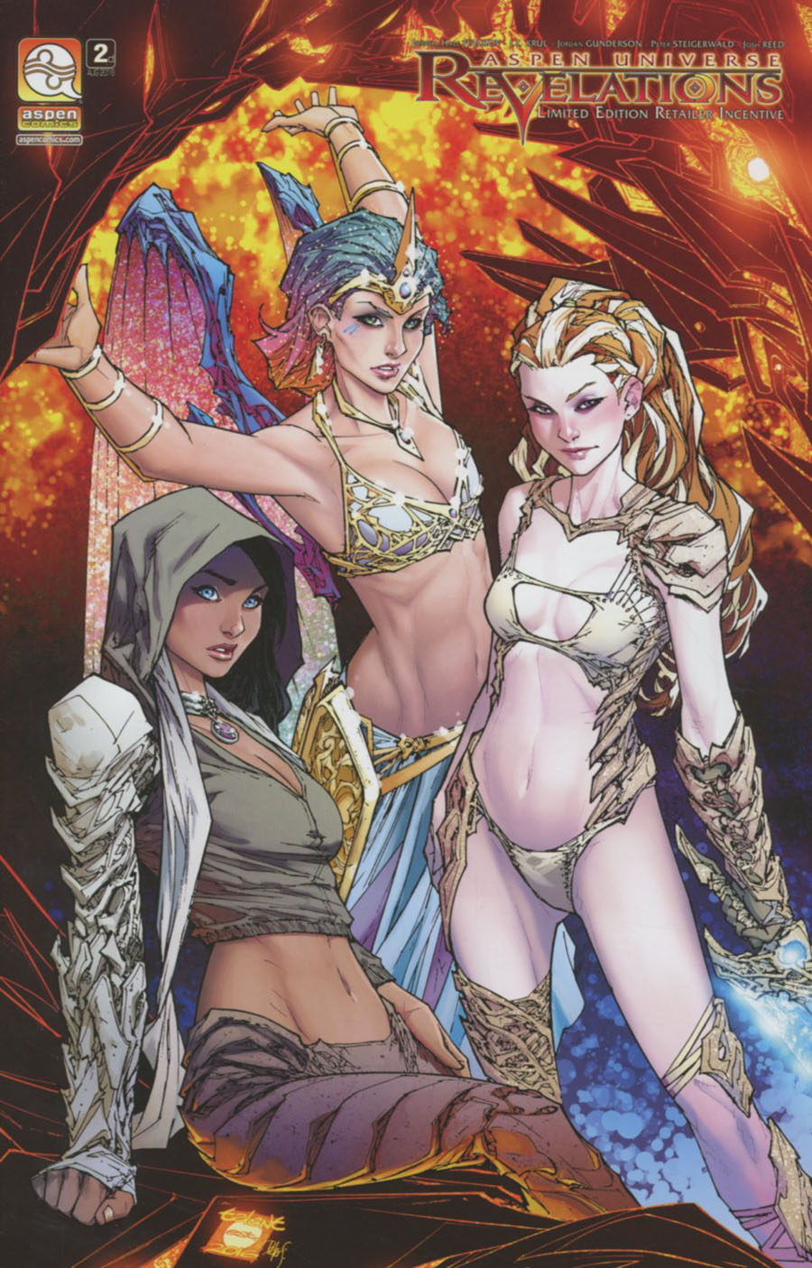 Aspen Universe Revelations #2 Cover D Incentive Talent Caldwell Variant Cover