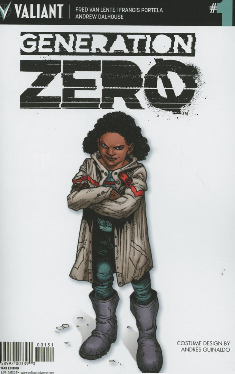 Generation Zero #1 Cover E Incentive Andres Guinaldo Character Design Variant Cover