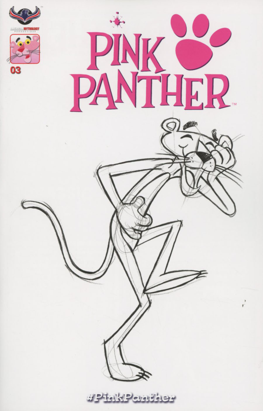 Pink Panther Vol 3 #3 Cover D Incentive Pencil Animation Variant Cover