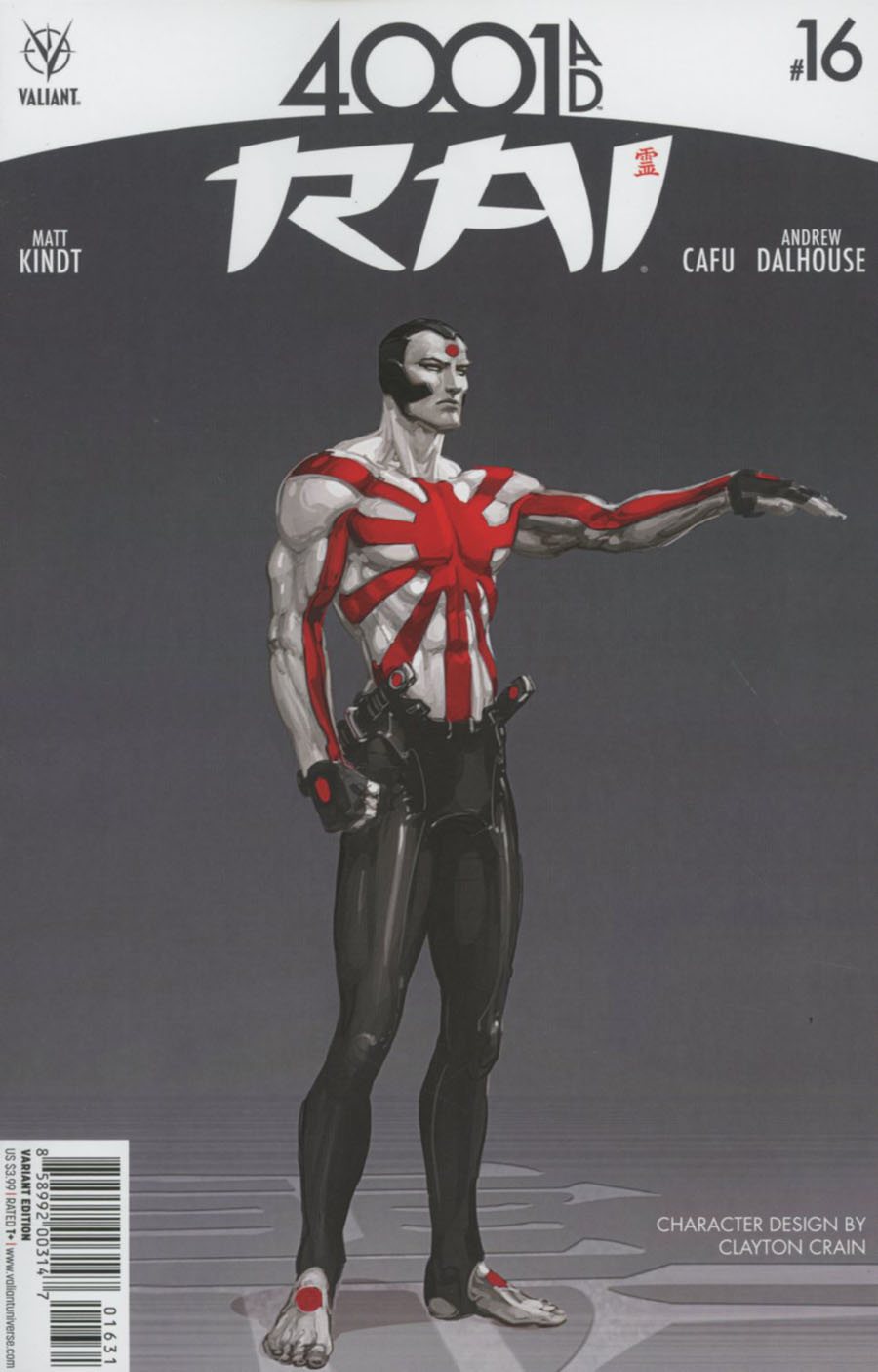 Rai Vol 2 #16 Cover C Incentive Clayton Crain Character Design Variant Cover (4001 AD Tie-In)