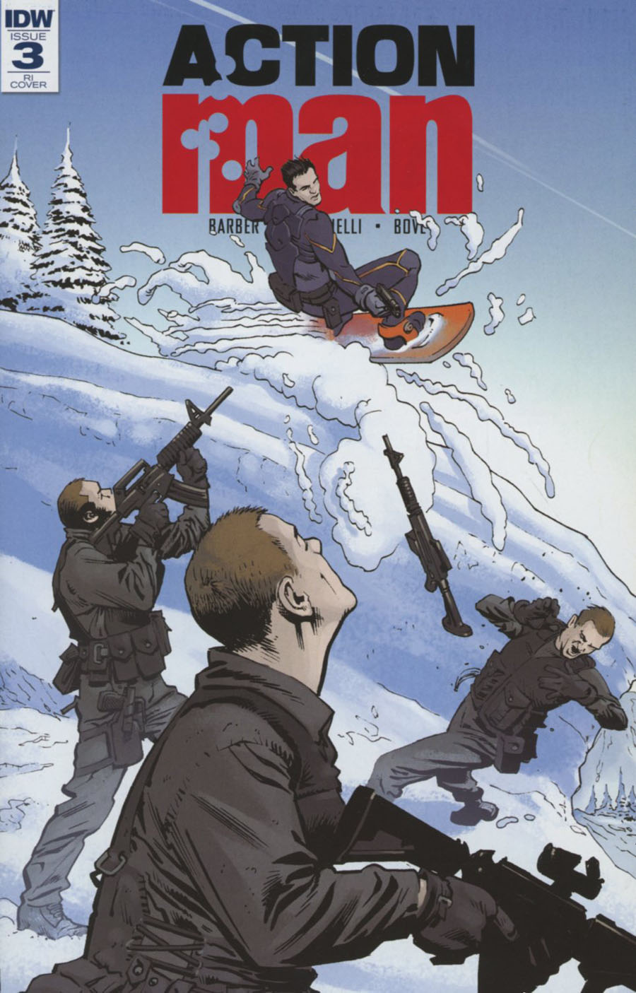 Action Man #3 Cover C Incentive Andrew Currie Variant Cover (Revolution Tie-In)