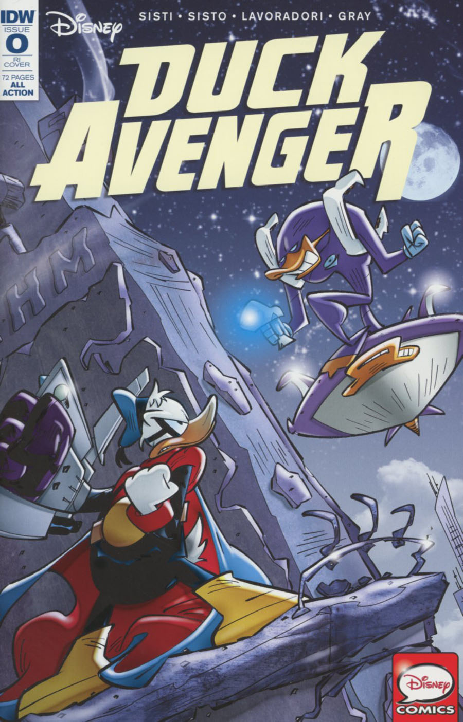 Duck Avenger #0 Cover C Incentive Max Monteduro & Alberto Lavoradori Variant Cover