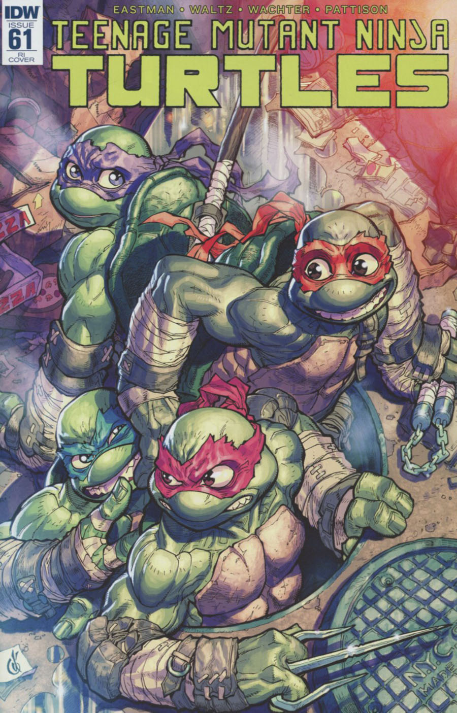 Teenage Mutant Ninja Turtles Vol 5 #61 Cover C Incentive Carlos DAnda Variant Cover