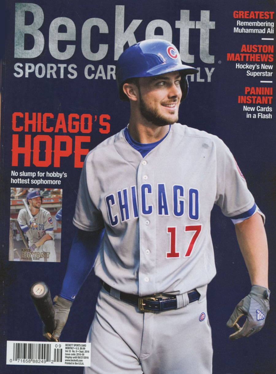 Beckett Sports Card Monthly Vol 33 #9 September 2016
