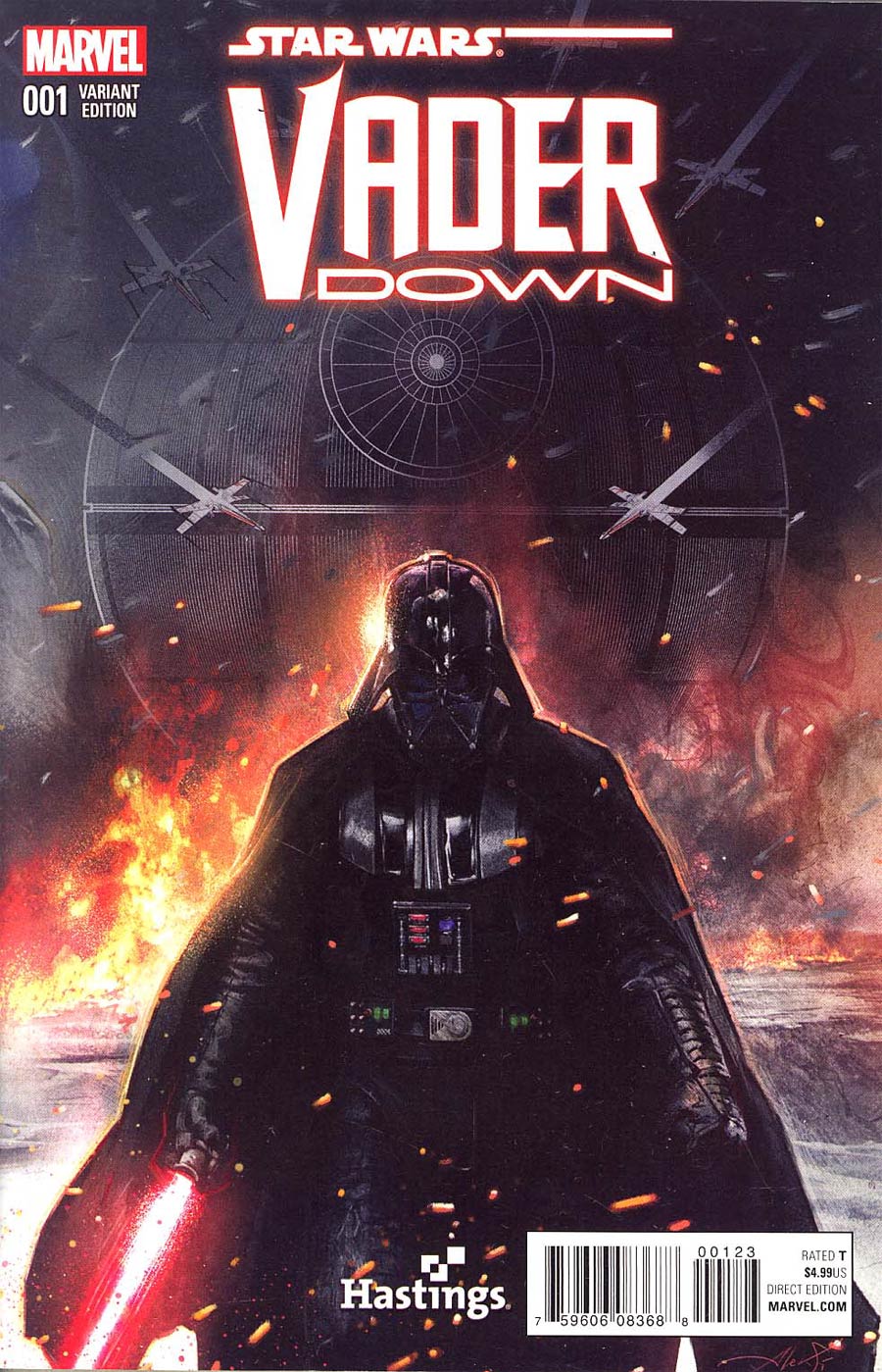 Star Wars Vader Down #1 Cover N Hastings Variant Cover (Vader Down Part 1)