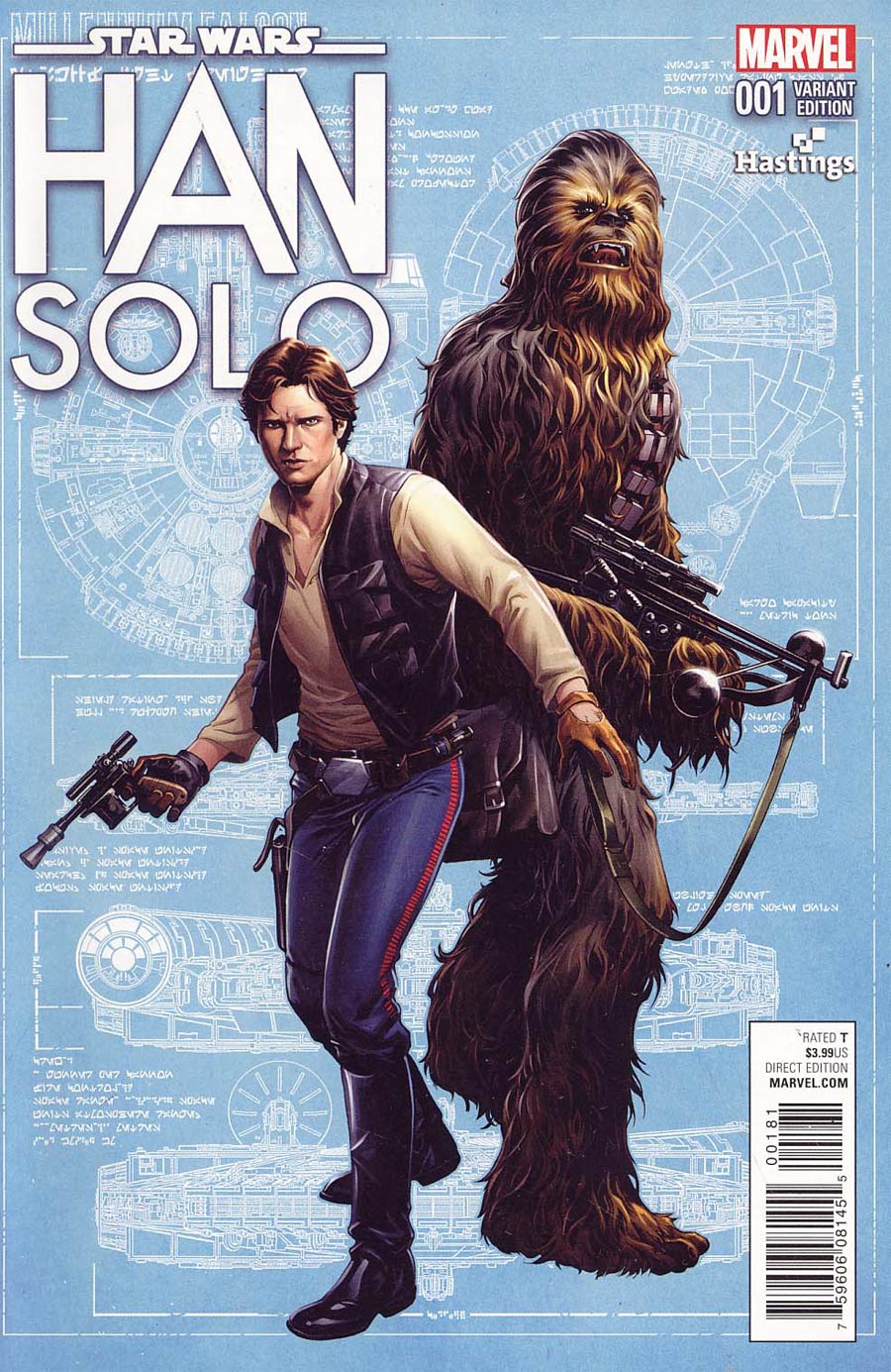 Star Wars Han Solo #1 Cover J Hastings Variant Cover