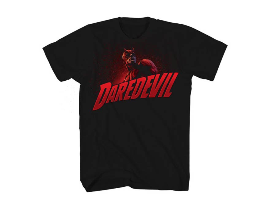 Daredevil Alert Red Black T-Shirt Large
