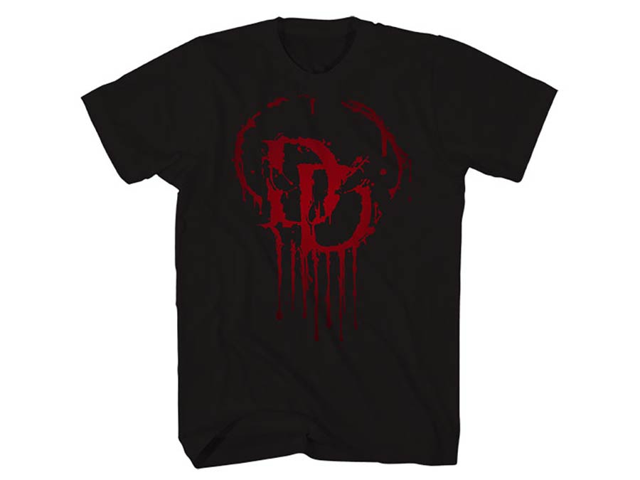 Daredevil Dare To Punish Black T-Shirt Large
