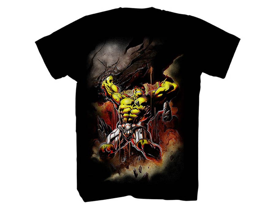 Hulk Hulky Grip Black T-Shirt Large