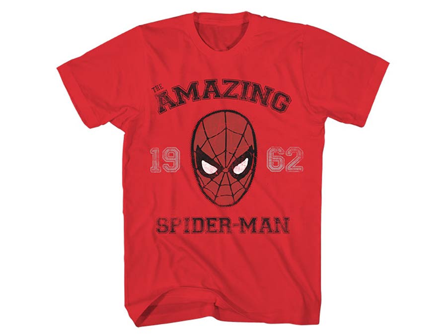 Spider-Man Back To School Red T-Shirt Large