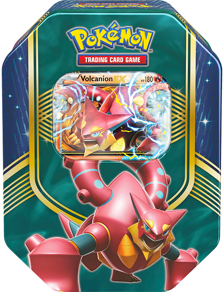 Pokemon TCG Battle Heart Tin - Volcanion EX