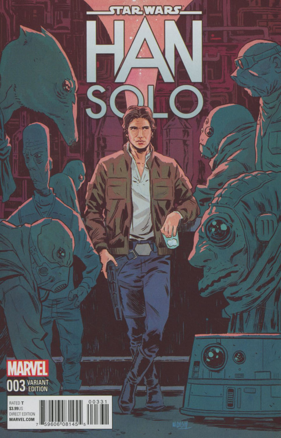 Star Wars Han Solo #3 Cover D Incentive Michael Walsh Variant Cover