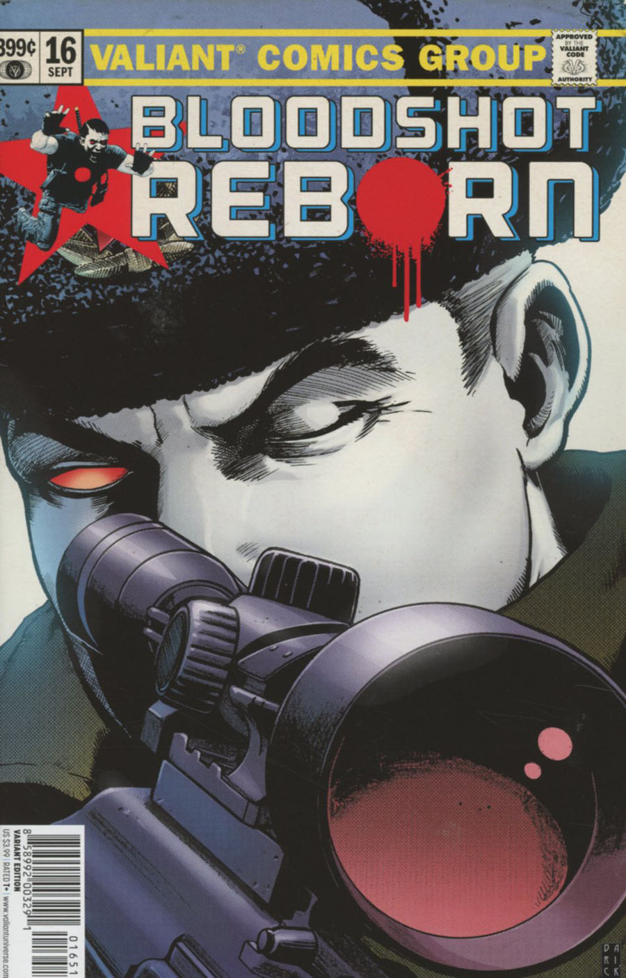 Bloodshot Reborn #16 Cover E Incentive Darick Robertson Variant Cover